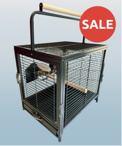 Parrot-Supplies Parrot Travel Cage - Black